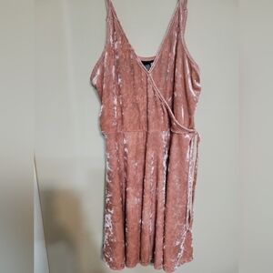 Rue21 Blush Velvet Dress